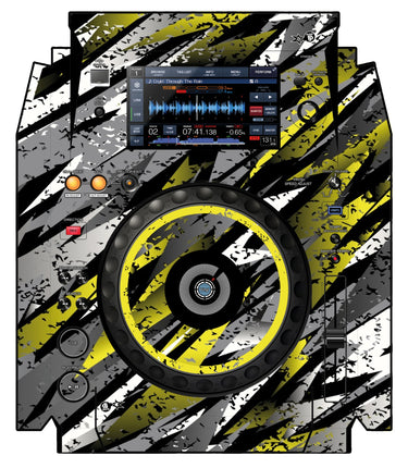 Pioneer DJ XDJ 1000 Skin Sparkasm Yellow